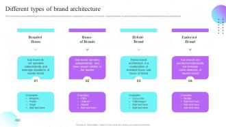 Different Types Of Brand Architecture Multi Brand Strategies For Different Market