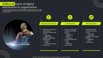 Different Types Of Digital Automation In Organization