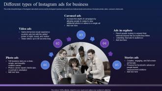 Different Types Of Instagram Ads For Business Digital Marketing To Boost Fin SS V