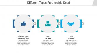Different types partnership deed ppt powerpoint presentation layouts example cpb