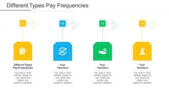 Different Types Pay Frequencies Ppt Powerpoint Presentation Ideas Sample Cpb