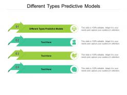 Different types predictive models ppt powerpoint presentation icon elements cpb