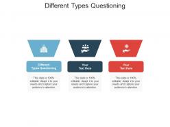 Different types questioning ppt powerpoint presentation ideas example cpb