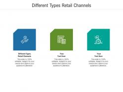 Different types retail channels ppt powerpoint presentation summary styles cpb