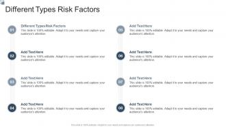 Different Types Risk Factors In Powerpoint And Google Slides Cpb
