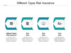 Different types risk insurance ppt powerpoint presentation infographic template diagrams cpb