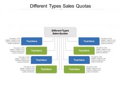 Different types sales quotas ppt powerpoint presentation layouts rules cpb