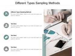 Different types sampling methods ppt powerpoint presentation show graphics cpb