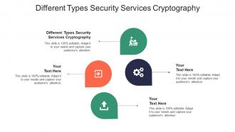 Different types security services cryptography ppt powerpoint presentation icon maker cpb