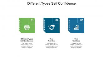 Different types self confidence ppt powerpoint presentation icon format cpb