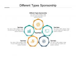 Different types sponsorship ppt powerpoint presentation professional clipart cpb
