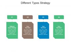 Different types strategy ppt powerpoint presentation gallery themes cpb