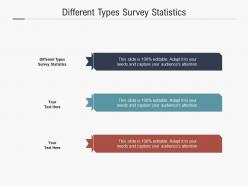 Different types survey statistics ppt powerpoint presentation inspiration cpb