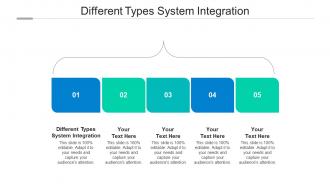 Different types system integration ppt powerpoint presentation pictures example file cpb