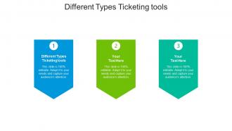 Different types ticketing tools ppt powerpoint presentation infographics files cpb