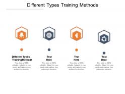 Different types training methods ppt powerpoint presentation gallery files cpb