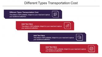 Different Types Transportation Cost Ppt Powerpoint Presentation Ideas Cpb