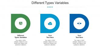 Different types variables ppt powerpoint presentation summary template cpb
