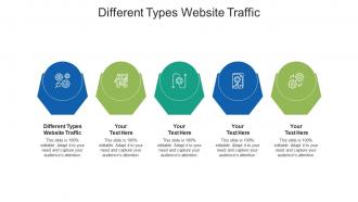 Different types website traffic ppt powerpoint presentation icon designs download cpb