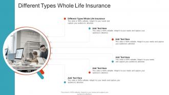 Different Types Whole Life Insurance In Powerpoint And Google Slides Cpb