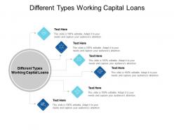 Different types working capital loans ppt powerpoint presentation layouts layout cpb