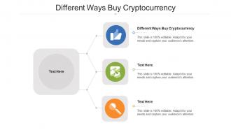 Different ways buy cryptocurrency ppt powerpoint presentation styles show cpb
