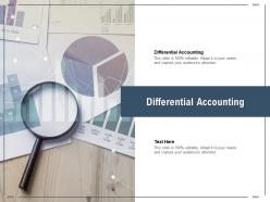 Differential accounting ppt powerpoint presentation layouts picture cpb