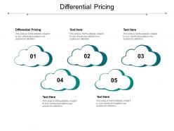 Differential pricing ppt powerpoint presentation icon shapes cpb