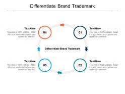 Differentiate brand trademark ppt powerpoint presentation slides background image cpb