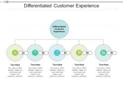 Differentiated customer experience ppt powerpoint presentation layouts brochure cpb