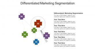 Differentiated marketing segmentation ppt powerpoint presentation styles graphics cpb