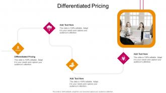 Differentiated Pricing In Powerpoint And Google Slides Cpb