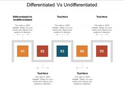 Differentiated vs undifferentiated ppt powerpoint presentation show display cpb