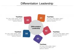 Differentiation leadership ppt powerpoint presentation show skills cpb