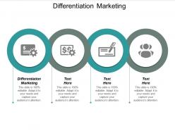 Differentiation marketing ppt powerpoint presentation file aids cpb