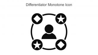 Differentiator Monotone Icon In Powerpoint Pptx Png And Editable Eps Format