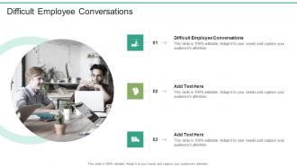 Difficult Employee Conversations In Powerpoint And Google Slides Cpb
