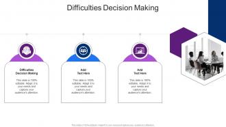 Difficulties Decision Making In Powerpoint And Google Slides Cpb