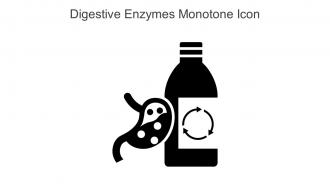 Digestive Enzymes Monotone Icon In Powerpoint Pptx Png And Editable Eps Format