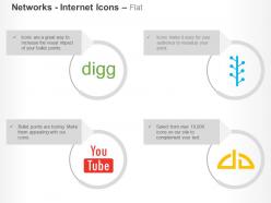 Digg youtube devianart ppt icons graphics