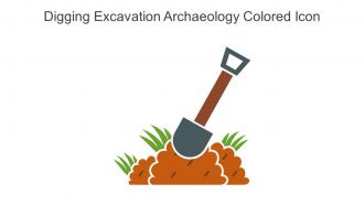 Digging Excavation Archaeology Colored Icon In Powerpoint Pptx Png And Editable Eps Format