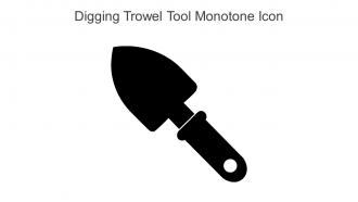 Digging Trowel Tool Monotone Icon In Powerpoint Pptx Png And Editable Eps Format