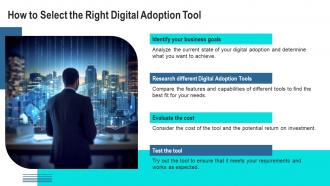 Digital Adoption Tools Powerpoint Presentation And Google Slides ICP Pre designed Image