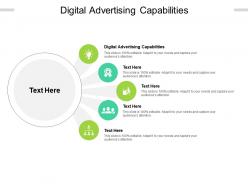 Digital advertising capabilities ppt powerpoint presentation gallery design inspiration cpb