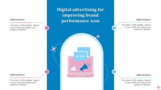 Digital Advertising For Improving Brand Performance Icon