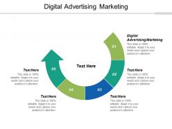 Digital advertising marketing ppt powerpoint presentation summary infographics cpb