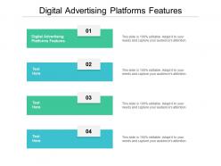 Digital advertising platforms features ppt powerpoint presentation file introduction cpb