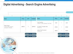 Digital Advertising Search Engine Advertising Ad Campaign Design Proposal Template Ppt Pictures