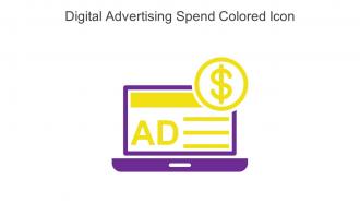 Digital Advertising Spend Colored Icon In Powerpoint Pptx Png And Editable Eps Format
