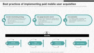 Digital Advertising To Increase Best Practices Of Implementing Paid Mobile User Acquisition